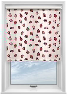Wee Blue Bell Little Ladybirds, Poppy - Twist&Fit Roller Blind